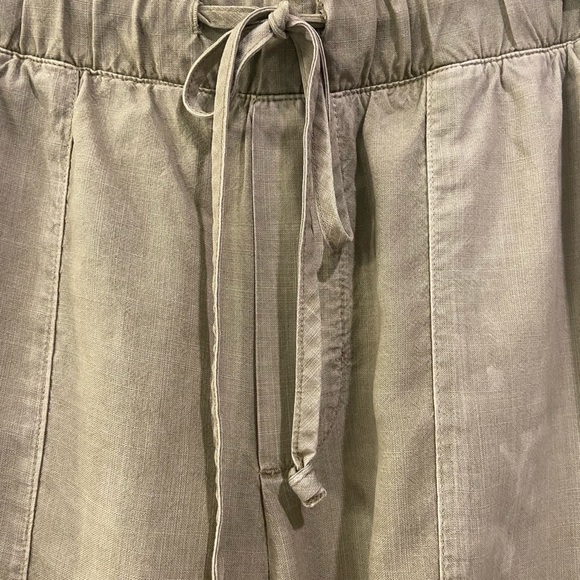 Anthropologie - Cloth & Stone - Vintage Olive Cropped Joggers - Picture 7 of 9